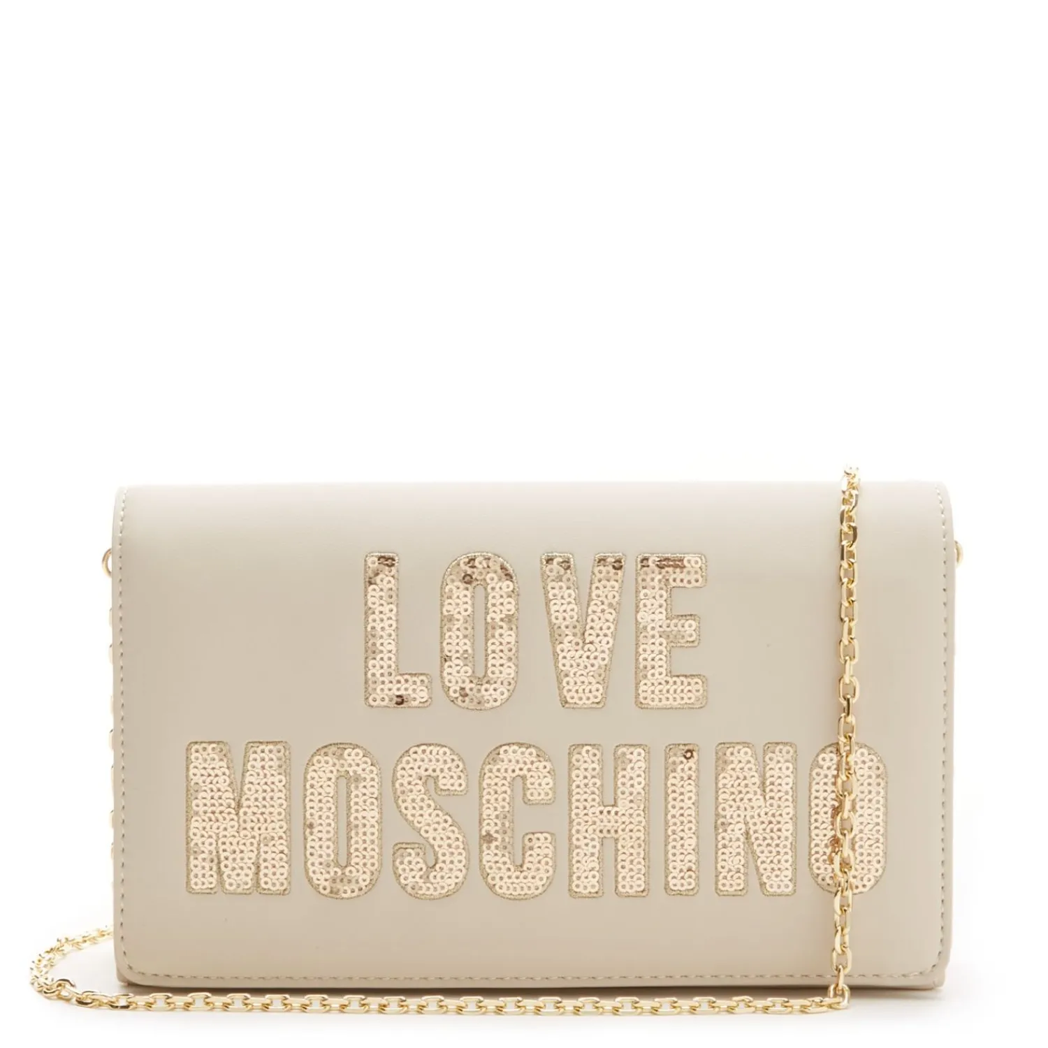 Love Moschino Avorio Umhangetasche