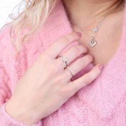 Lucardi Ring Zilver - I