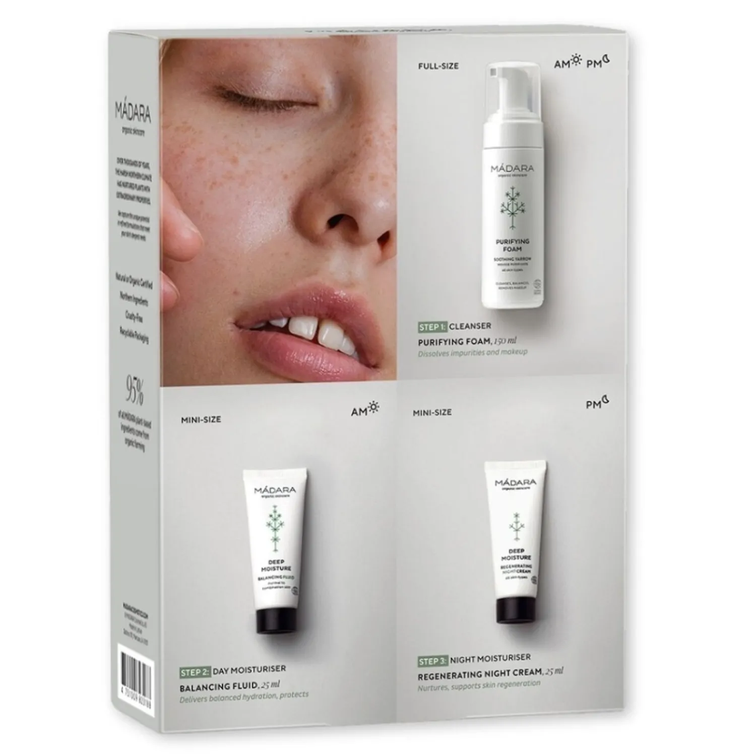 MÁDARA Madara Deep Moisture The Fundamental Beauty Trio 'Deeper Than Skin'