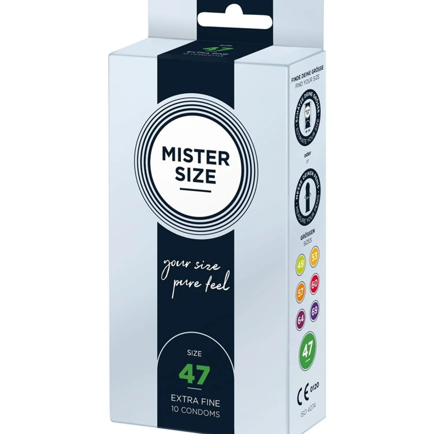 Mister Size Mister Maat Pure Feel 47 Mm - Maat Xs