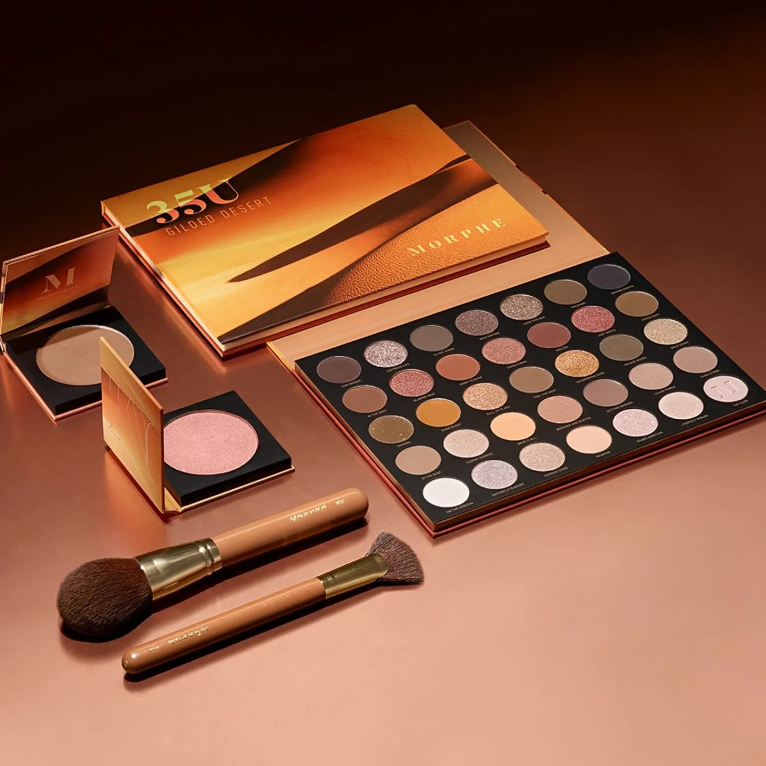 Morphe Gilded Desert Collection 35U Gilded Desert Artistry Eyeshadow Palette