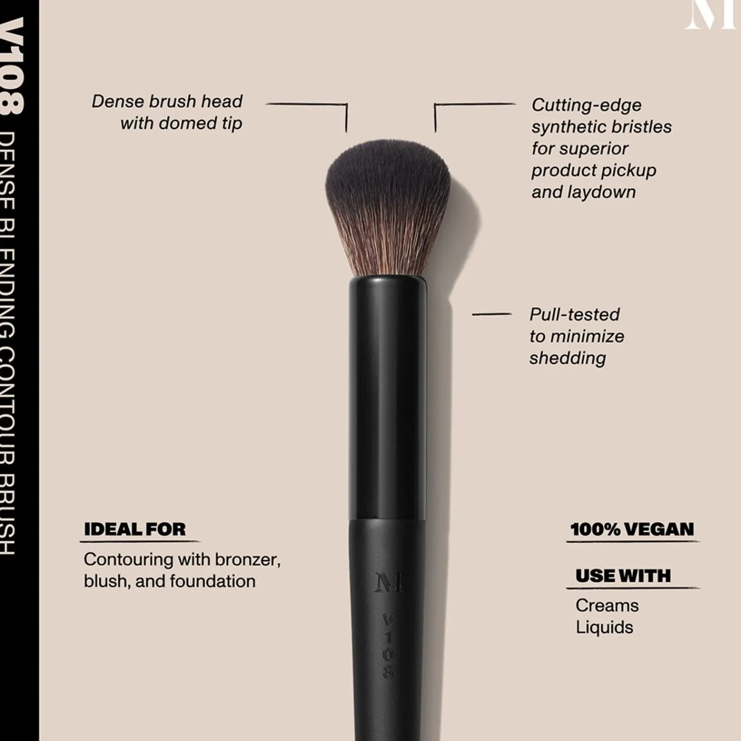Morphe Vegan Pro Series V108 Compact Contourpenseel Voor Blending
