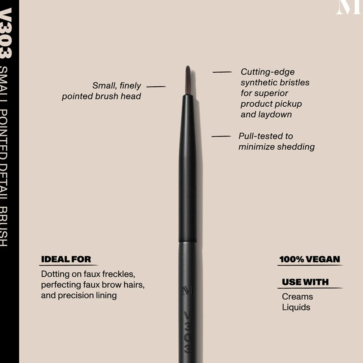 Morphe Vegan Pro Series V303 Klein Puntig Detailpenseel