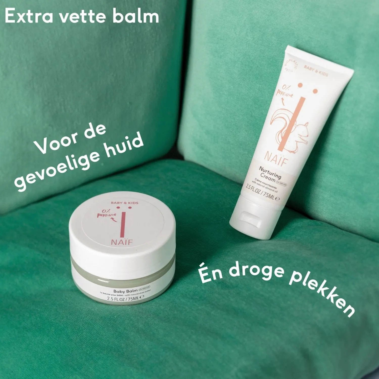 Naif Baby Balm Parfumvrij Voor Baby & Kids