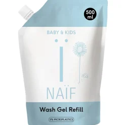 Naif Reinigende Wasgel Voor Baby & Kids Navulverpakking