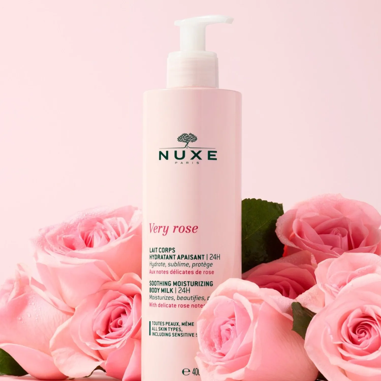 NUXE Zeer Rose Verzachtende Hydraterende Lichaamsmelk