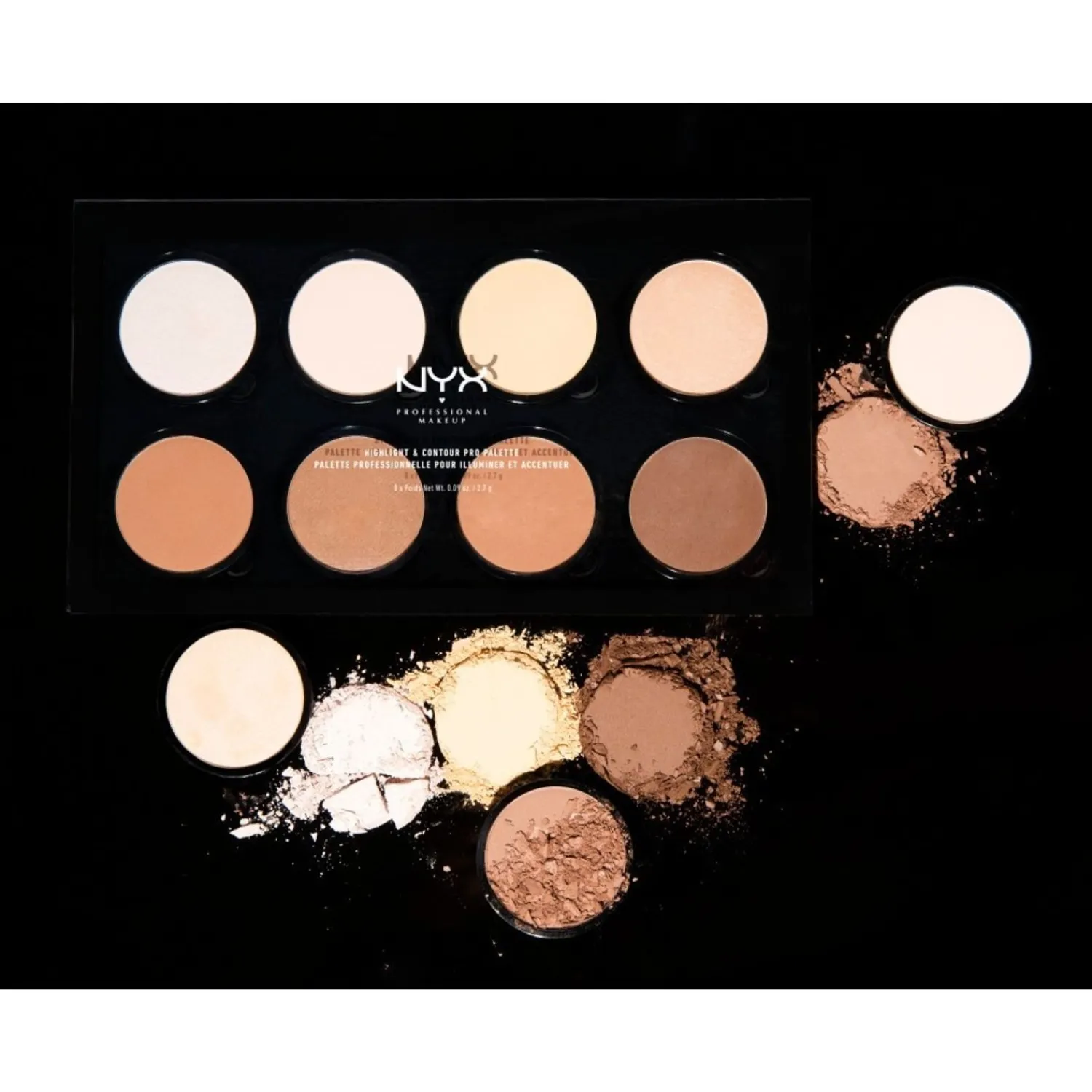 NYX Professional Makeup Pride Makeup Highlight & Contour Pro Palette