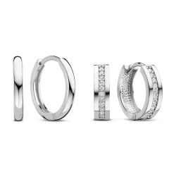 Parte Di Me Sorprendimi Dames Oorringen/Giftset/Oorbellen Zilver - Zilver