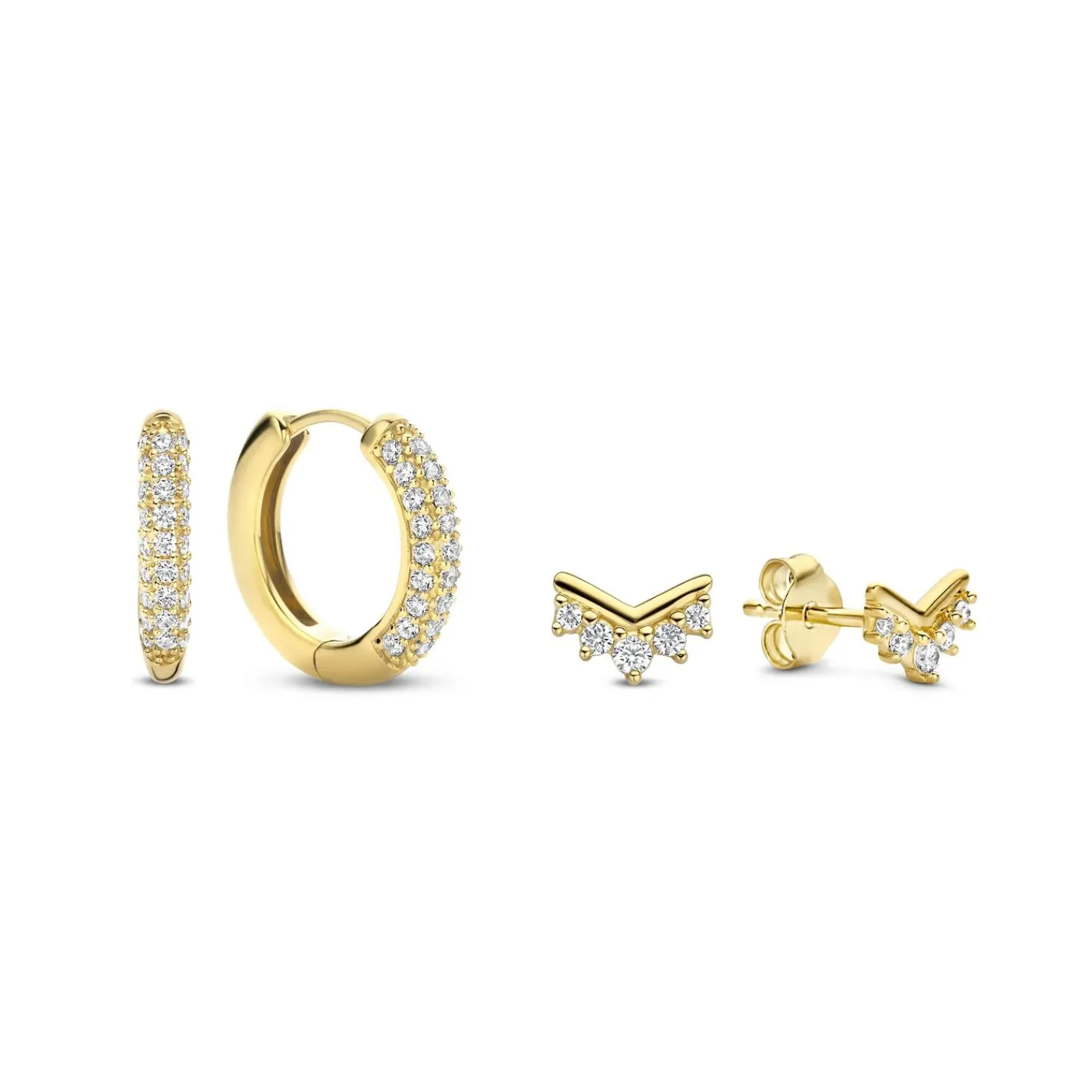 Parte Di Me Sorprendimi Dames Oorringen/Giftset/Oorbellen/Oorknoppen Gouden Plating - Goud