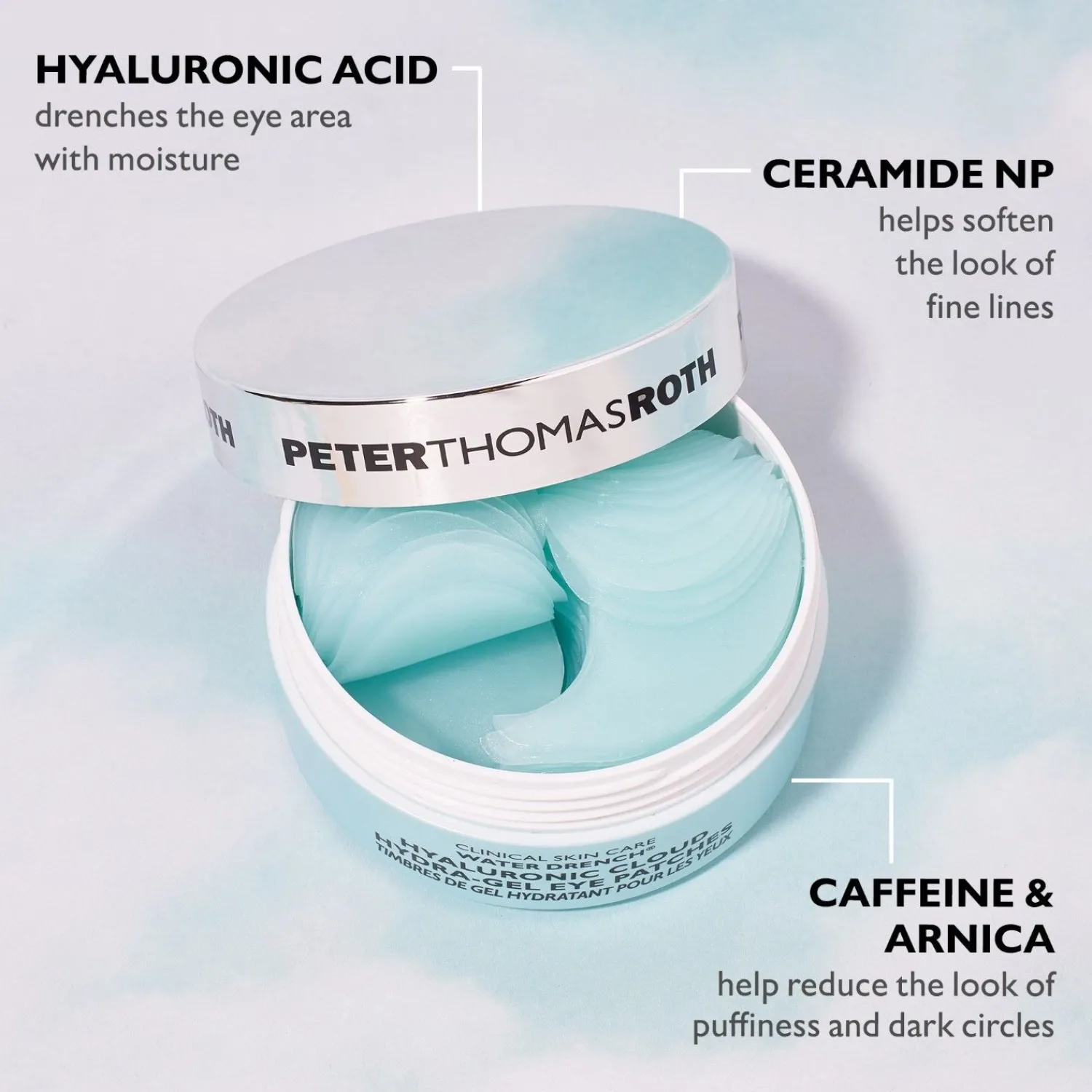 Peter Thomas Roth Water Drench Hyaluronic Cloud Hydra-Gel Eye Patches