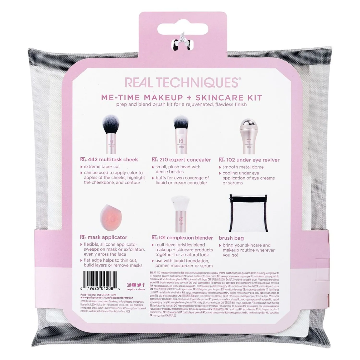 Real Techniques Me Time Make-Up + Huidverzorgingskit