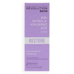 Revolution Skincare Restore Skincare 0.3% Retinol With Vitamins & Hyaluronic Acid Serum