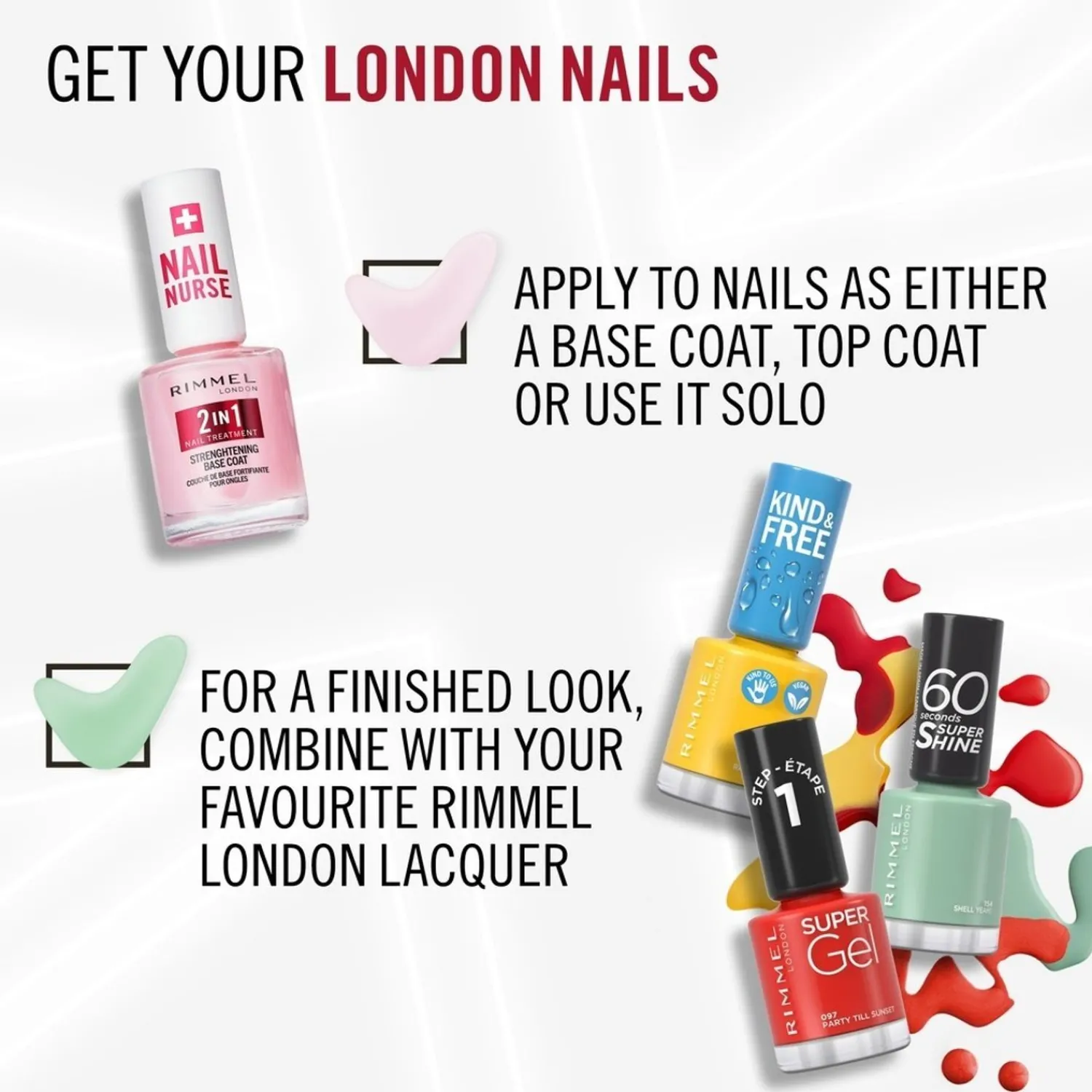 Rimmel London 2 In 1 Basislaag & Versterker