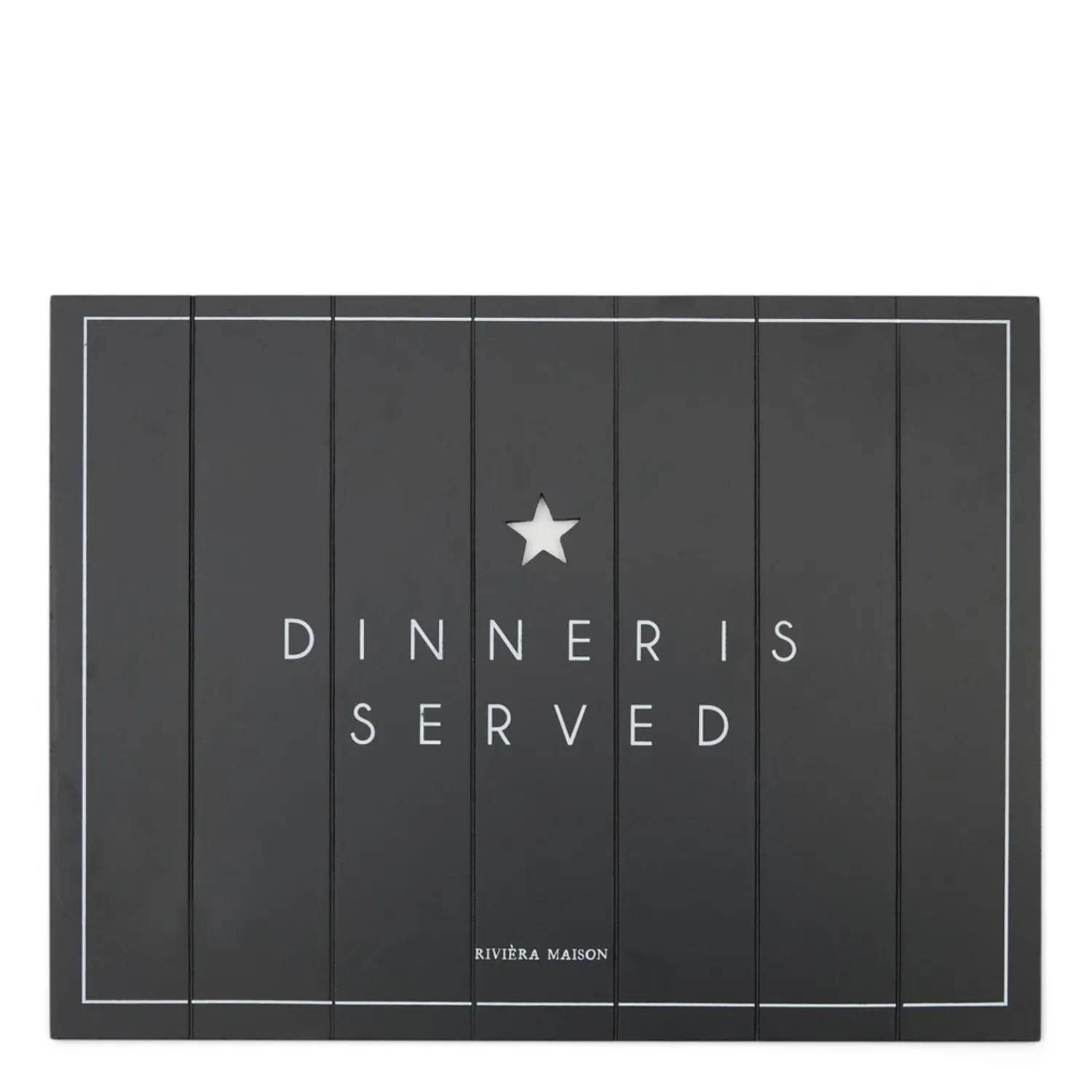 Riviera Maison Dinner Is Served Placemat