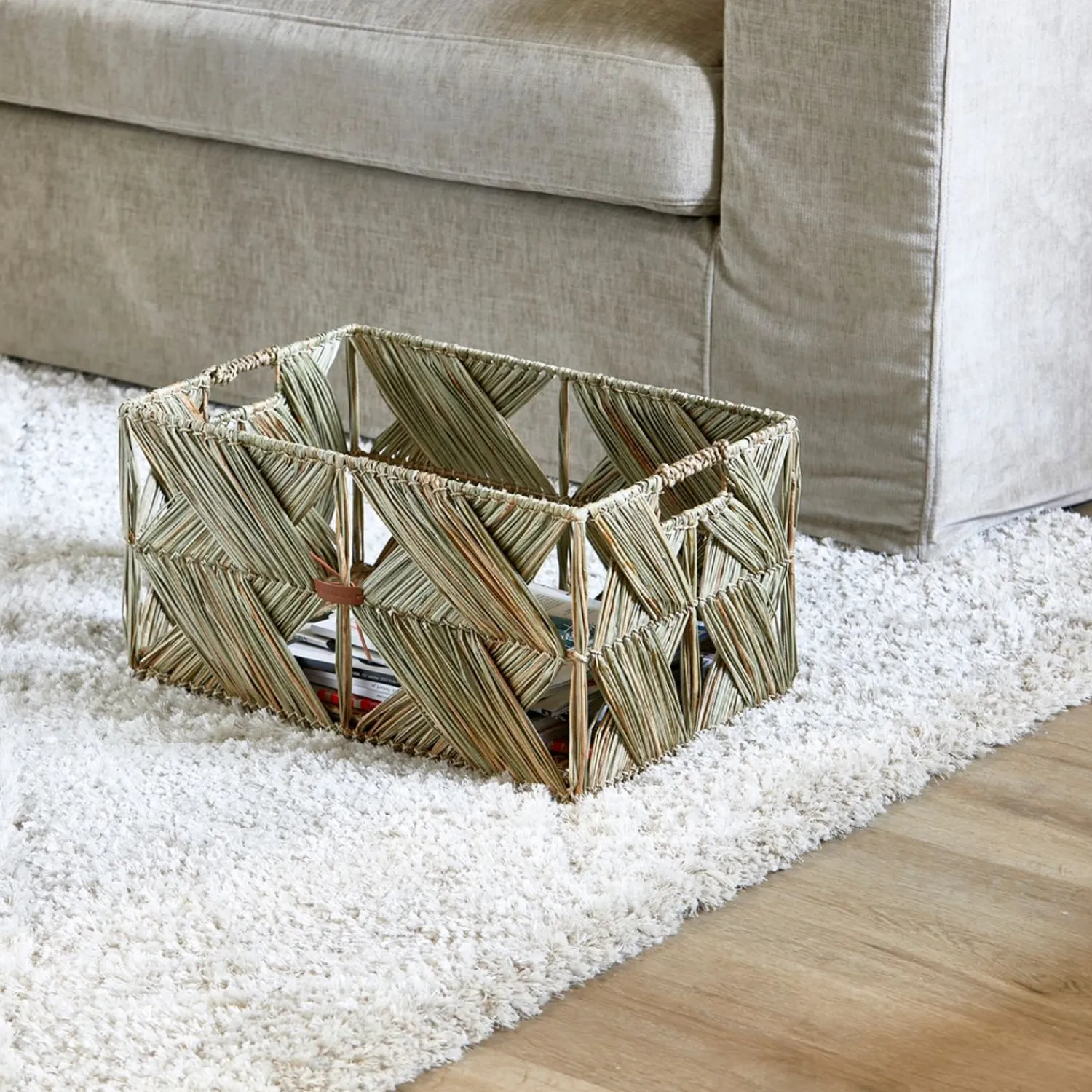 Riviera Maison Mendong Rectangular Opbergmanden Set