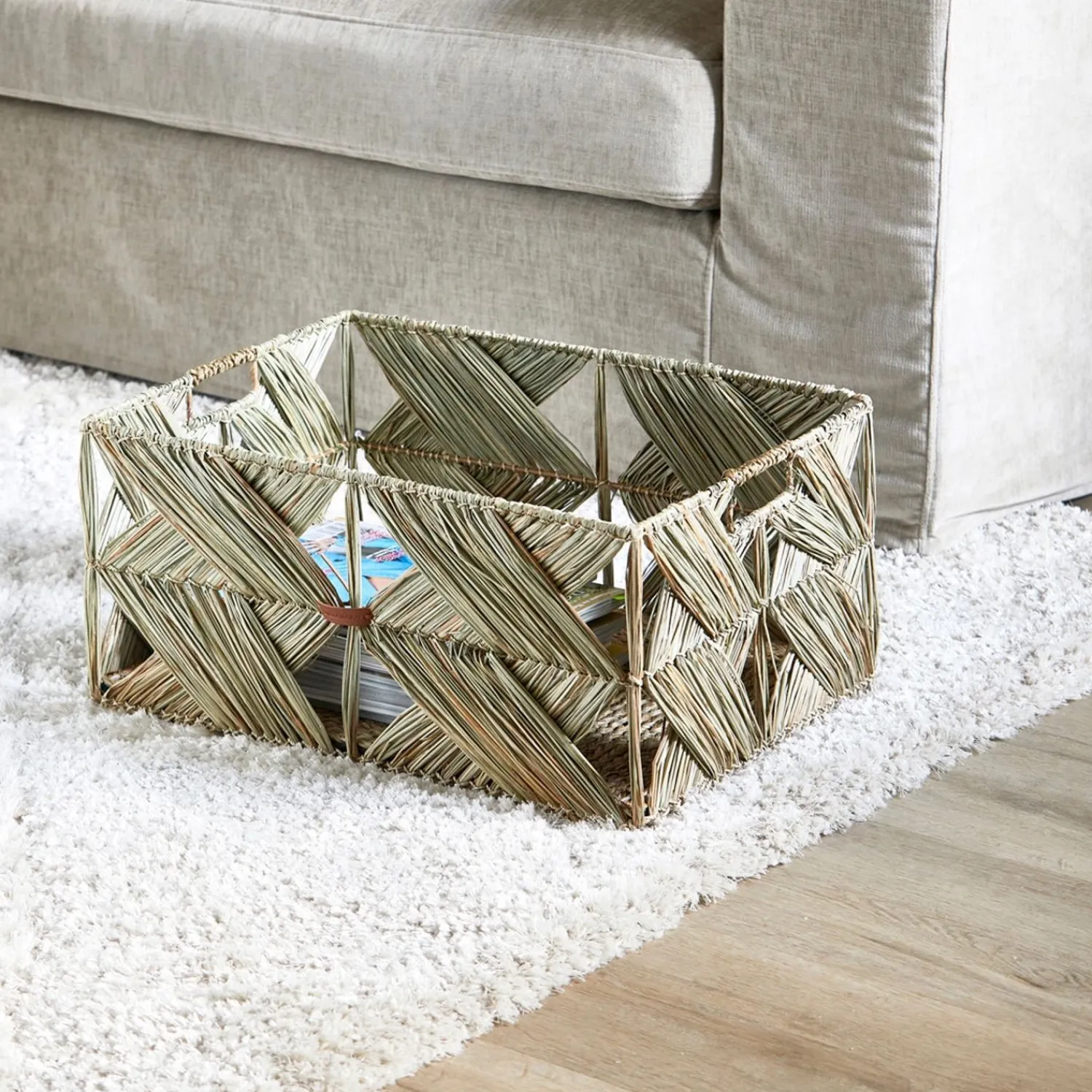 Riviera Maison Mendong Rectangular Opbergmanden Set