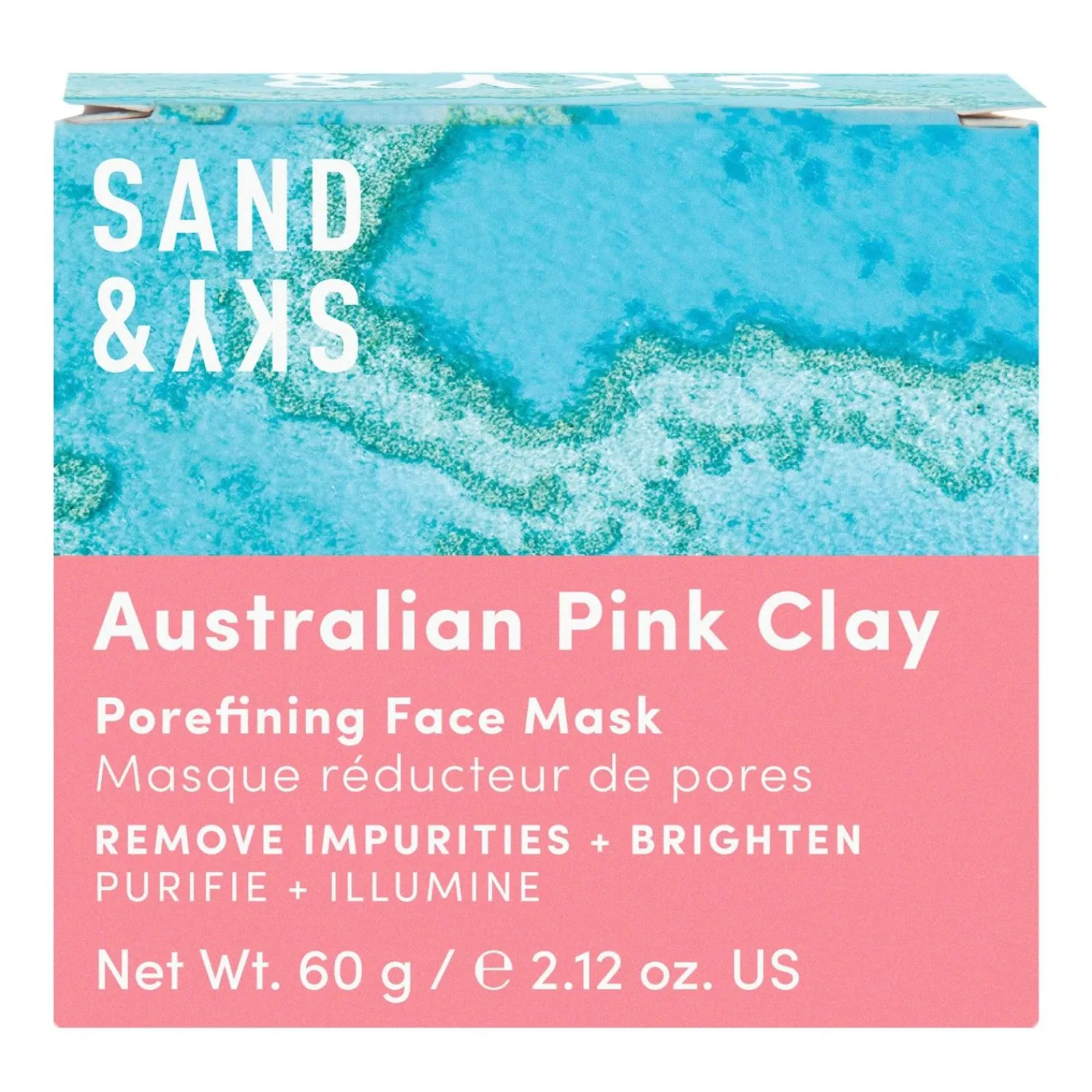 Sand & Sky Australische Roze Klei Poriefineren