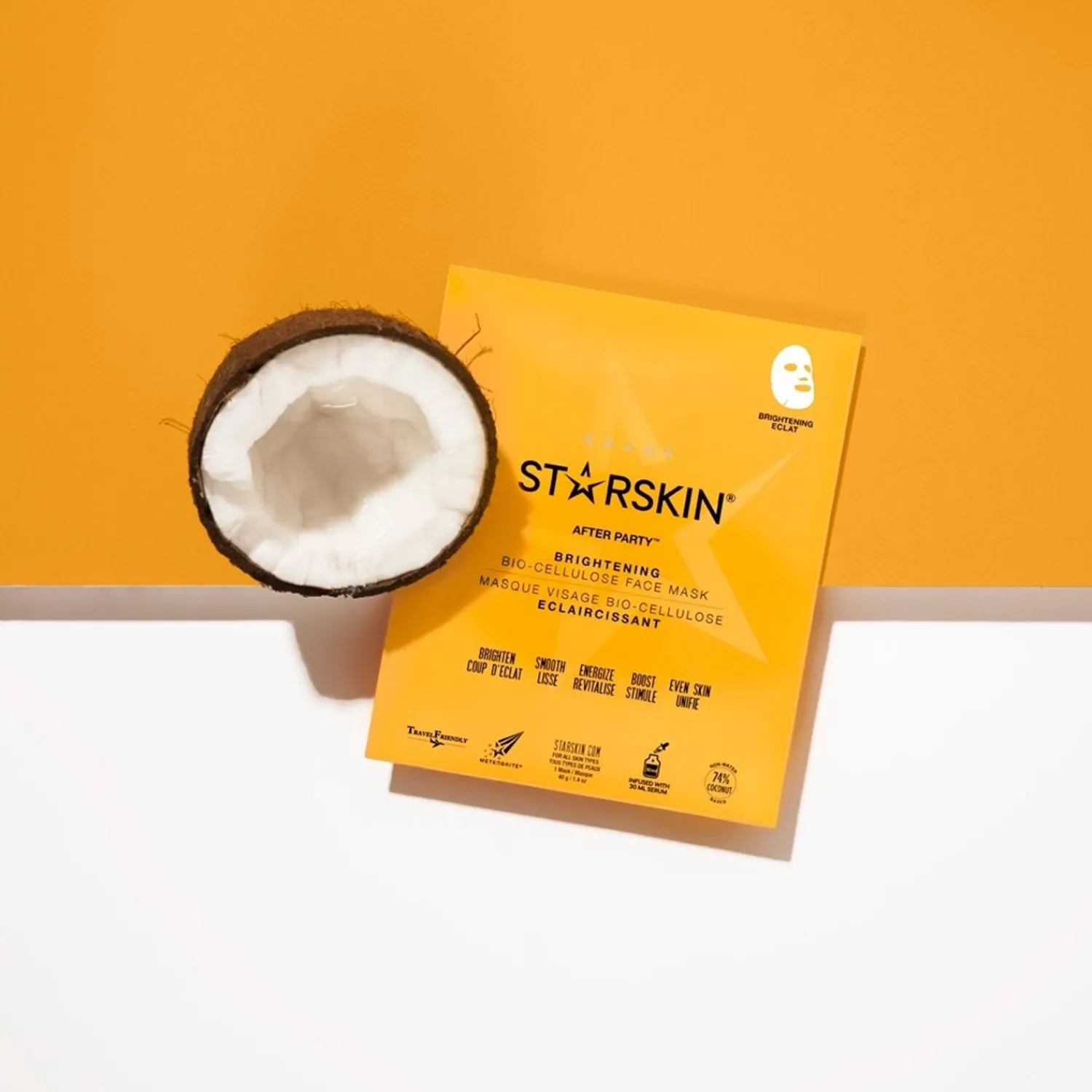 STARSKIN ® Starskin® After Party Verhelderende Tweede Huid Van Bio-Cellulose Uit Kokosnoot