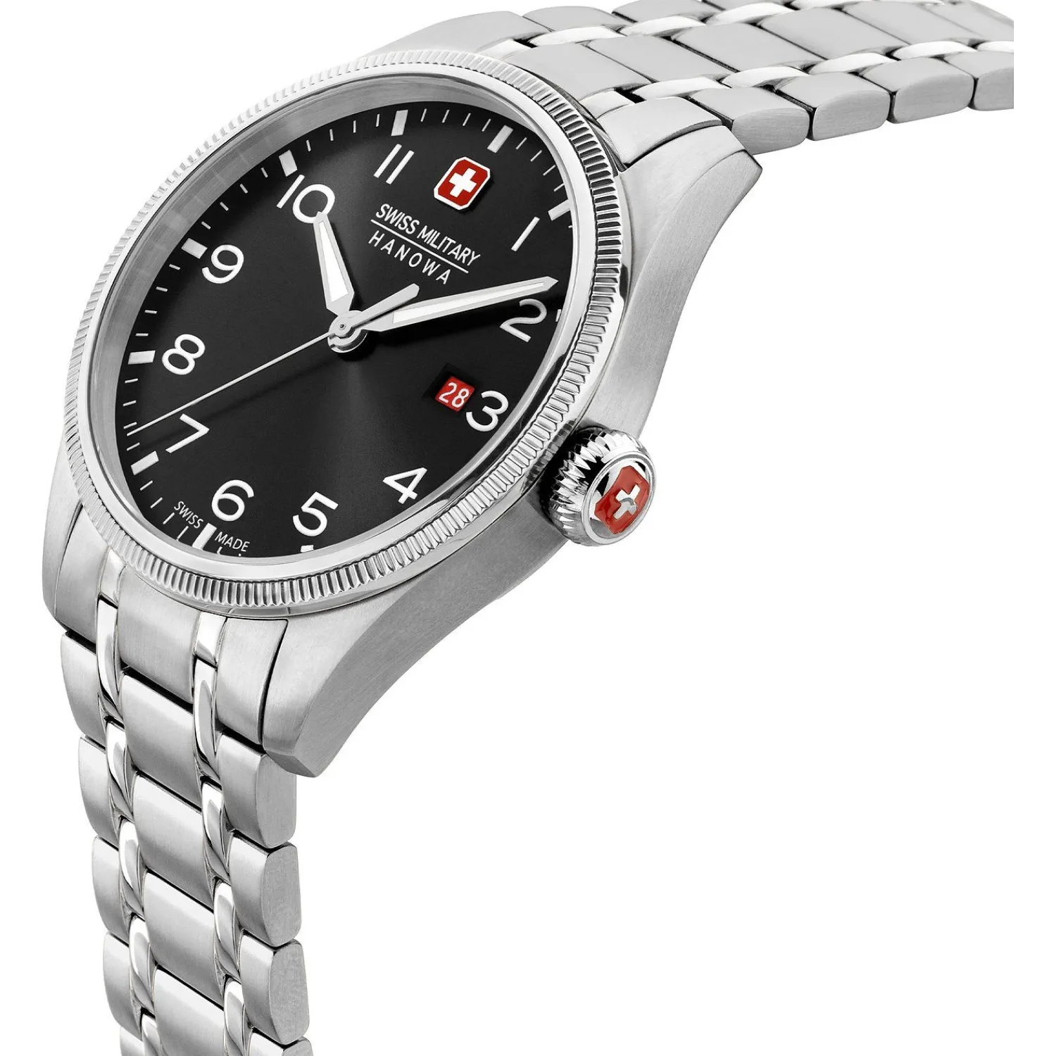 SWISS MILITARY HANOWA Herenhorloge Edelstaal