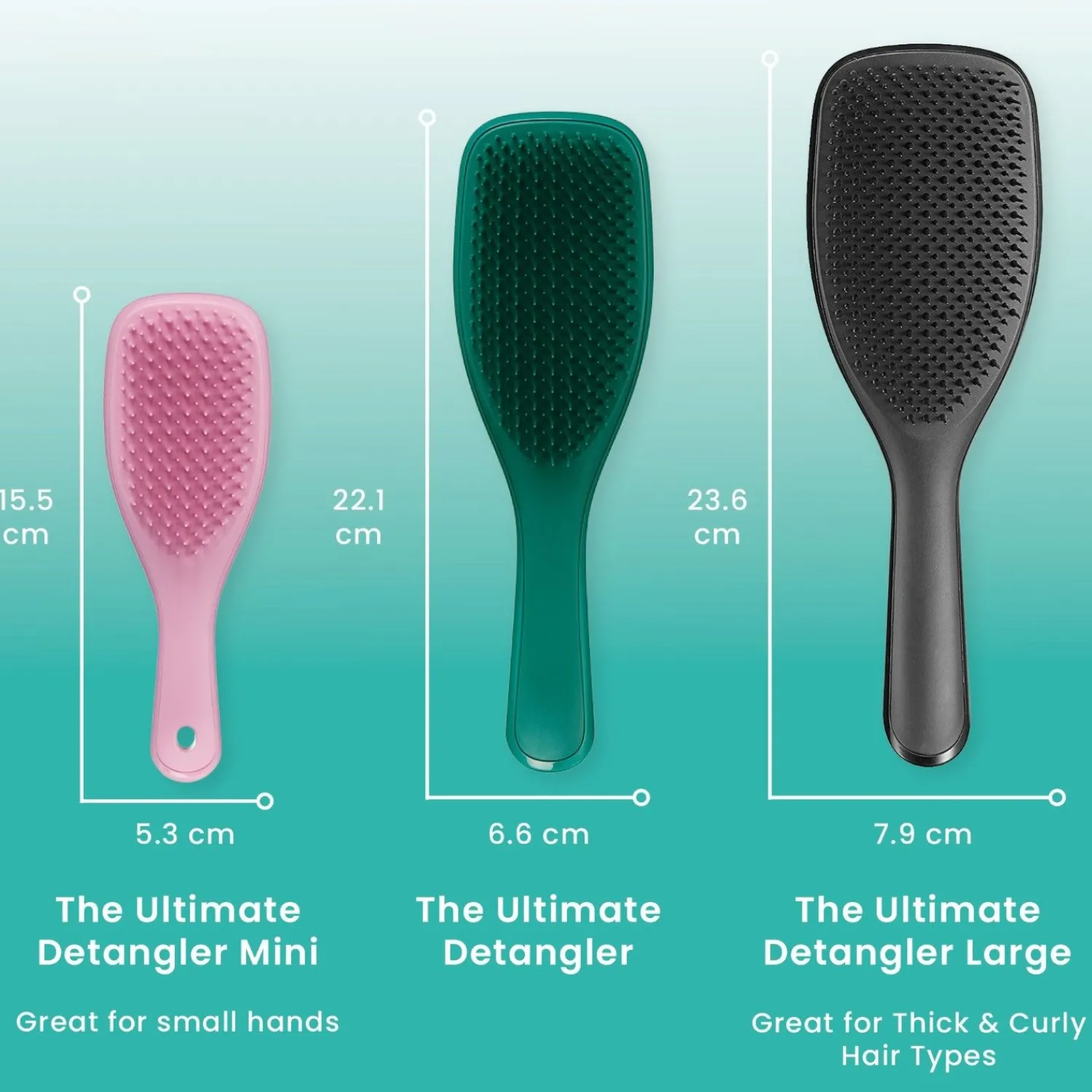 Tangle Teezer Wet Detangler Groot Zwart Glans