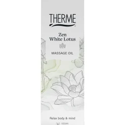 THERME Zen White Lotus Massage Oil