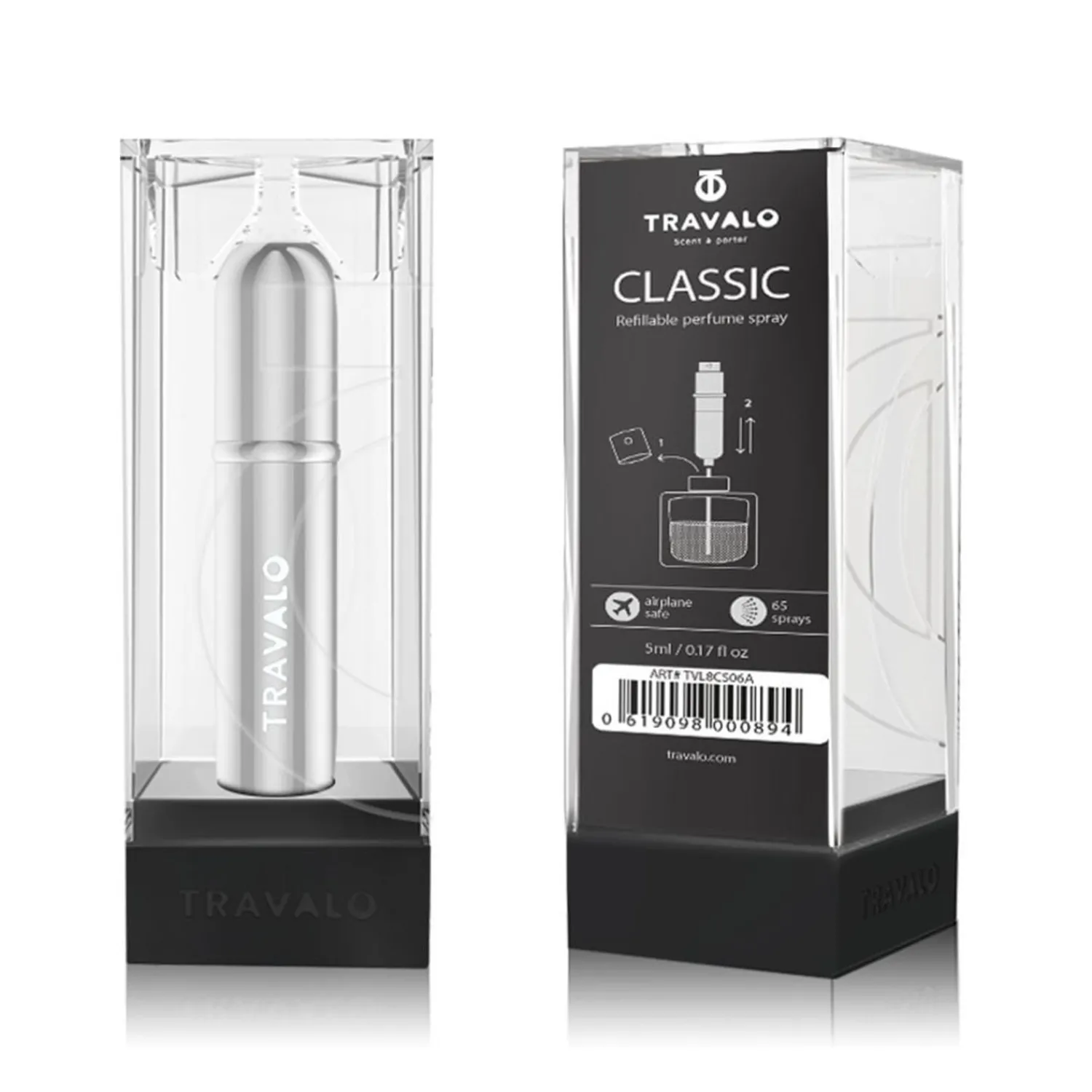 Travalo Classic Verstuiver Zilver