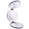 UNIQ Drie-Voudige Compacte Reisspiegel Met Led-Lichten