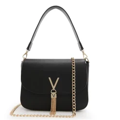 Valentino Bags Divina Dames Crossbodytassen/Handtassen Faux Leeg - Zwart