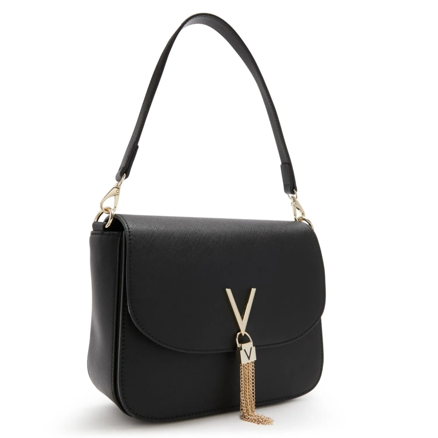 Valentino Bags Divina Dames Crossbodytassen/Handtassen Faux Leeg - Zwart
