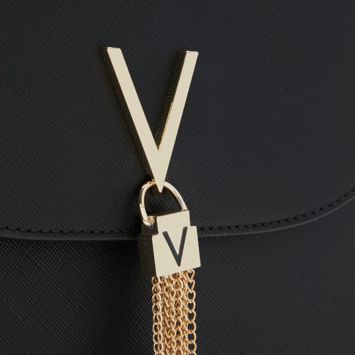 Valentino Bags Divina Dames Crossbodytassen/Handtassen Faux Leeg - Zwart