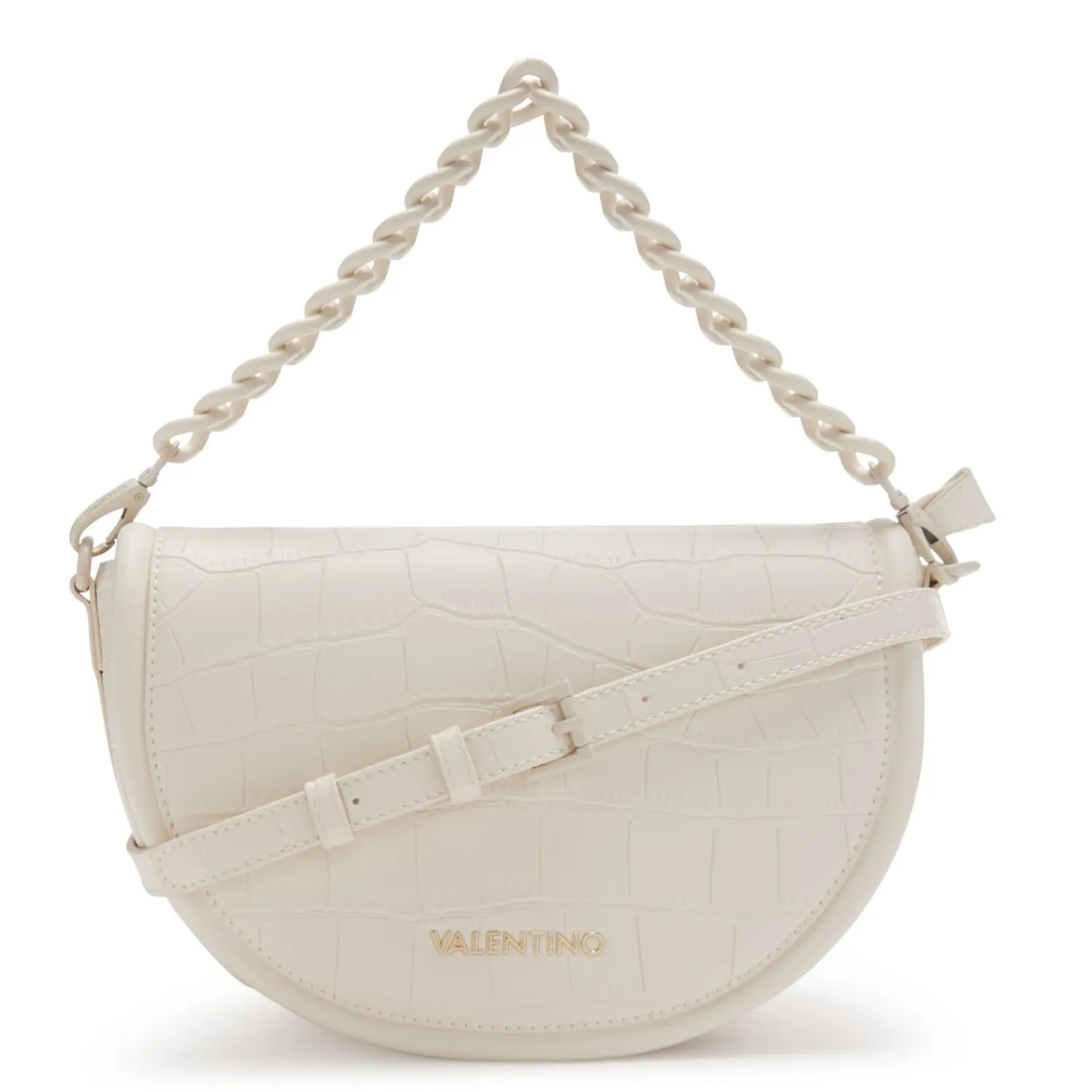 Valentino Bags Surrey Dames Crossbody Tas/Handtas Kunstleer - Wit