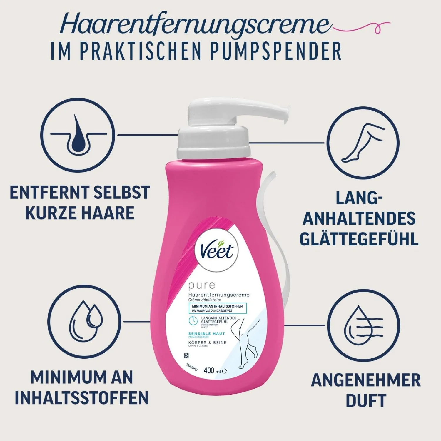 Veet Haarverwijderingscreme Gevoelige Huid