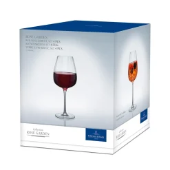 Villeroy & Boch Rode Wijnglas, Set 4-Dlg Rose Garden