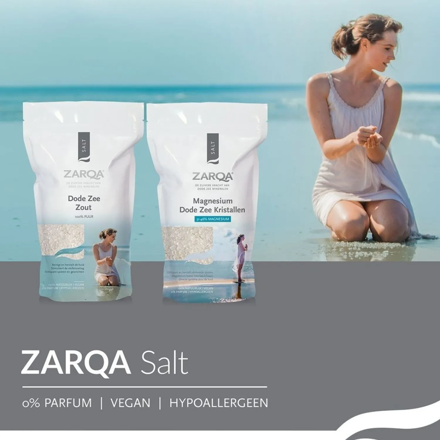 ZARQA Zout Magnesiumkristallen Uit De Dode Zee